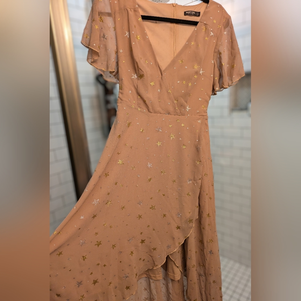 Nasty Gal Boho High-Low Dress